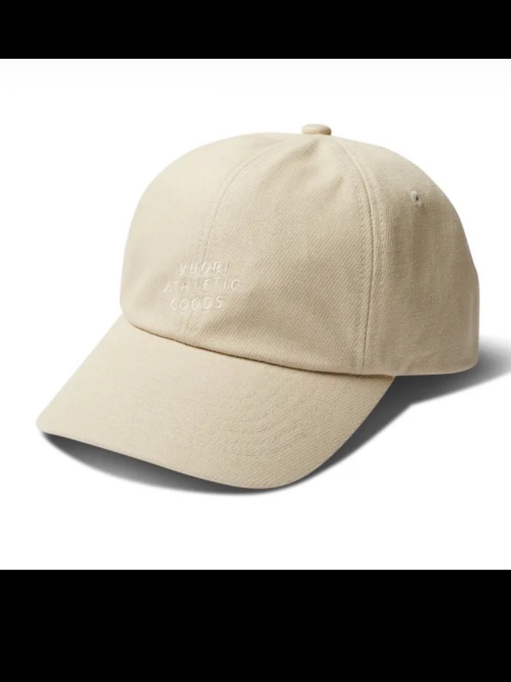 Vuori Athletic Goods Dad Adjustable Cap Baseball Hat In Khaki Tan